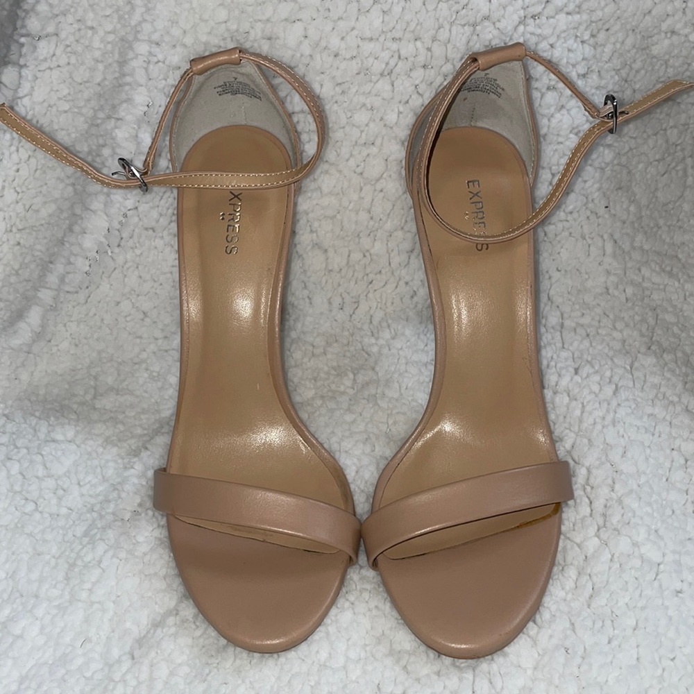 Express nude heels
